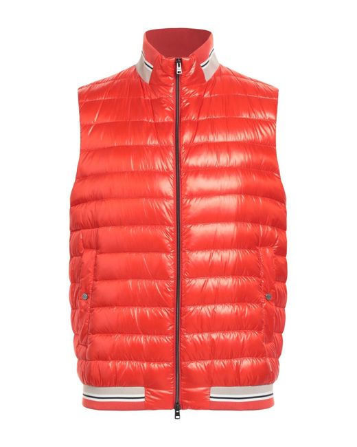 Herno Red Gilet for men