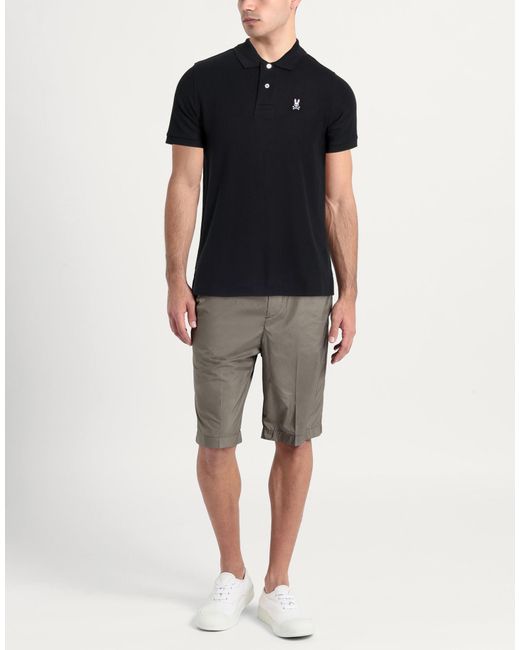 Psycho Bunny Black Polo Shirts for men