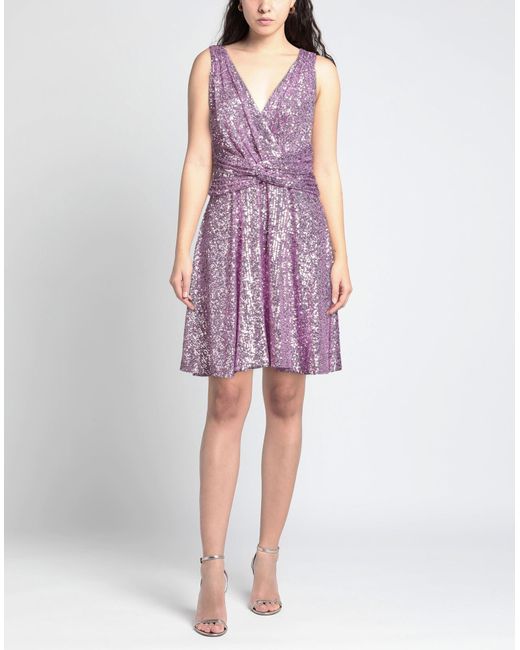 Nenette Purple Mini Dresses