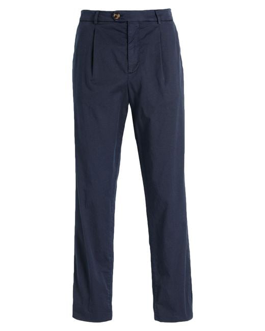 Brunello Cucinelli Blue Pants for men