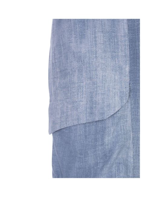 Pantalon en jean Ermanno Scervino en coloris Blue
