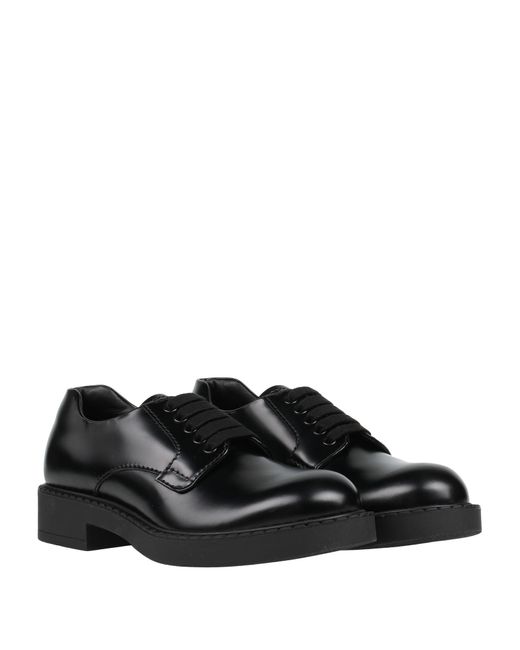 Prada Black Lace-up Shoes for men