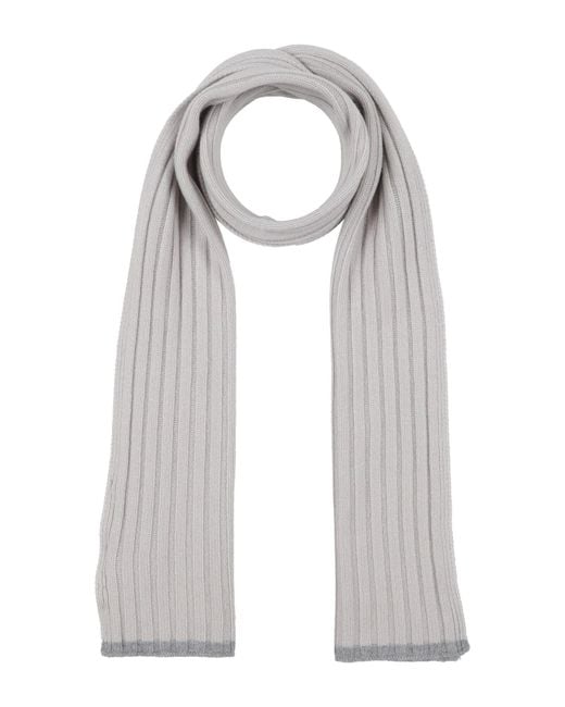 Gran Sasso White Light Scarf Cashmere for men