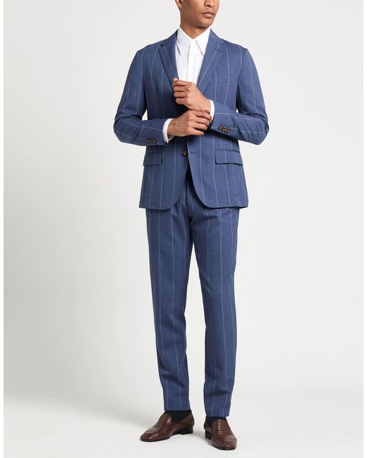 Eleventy Blue Suit Wool for men