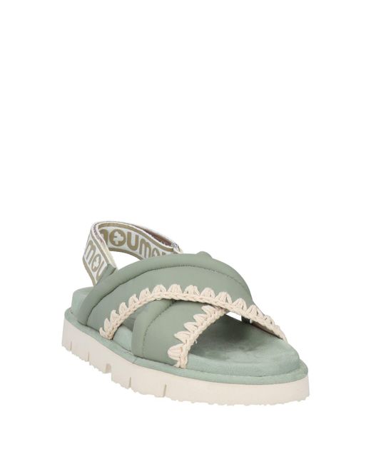 Mou Green Sandals