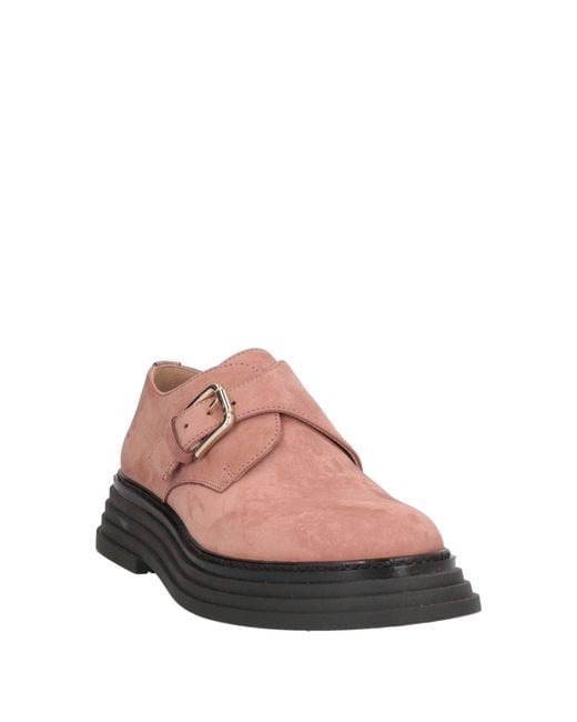 Pollini Brown Loafers Leather