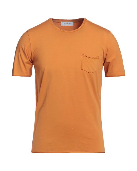 Gran Sasso Orange T-shirt for men