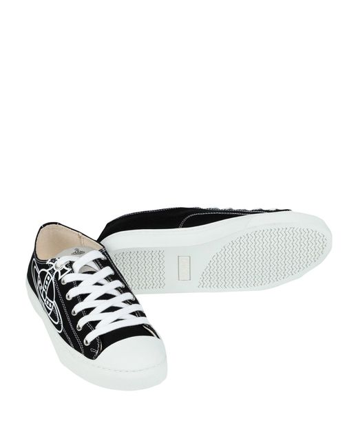 Vivienne Westwood White Plimsoll Low Top 2.0 Sneakers Cotton