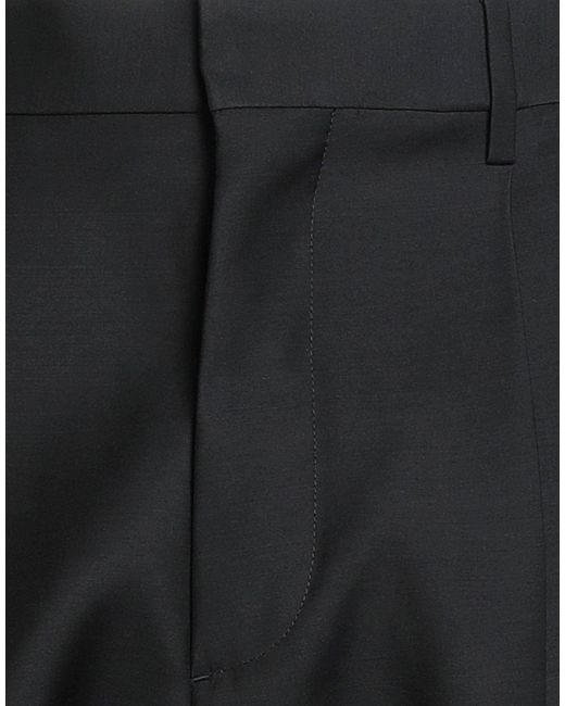 DSquared² Black Pants Virgin Wool, Silk for men