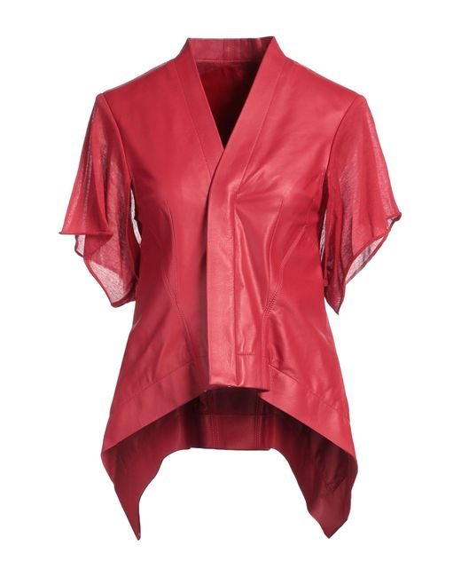 Rick Owens Red Jacke & Anorak
