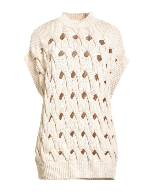 Anine Bing White Turtleneck Cotton, Polyester