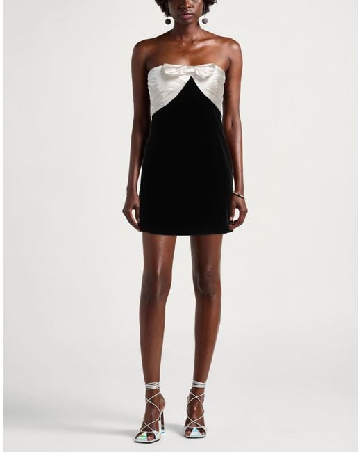 Alessandra Rich Black Mini Dress