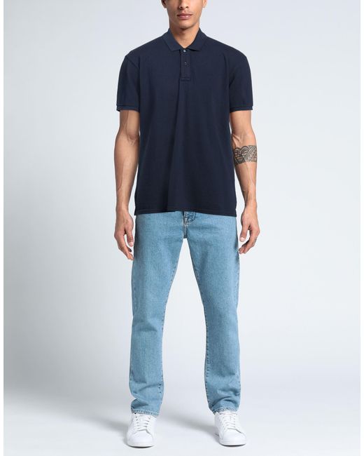 Aspesi Blue Polo Shirt for men