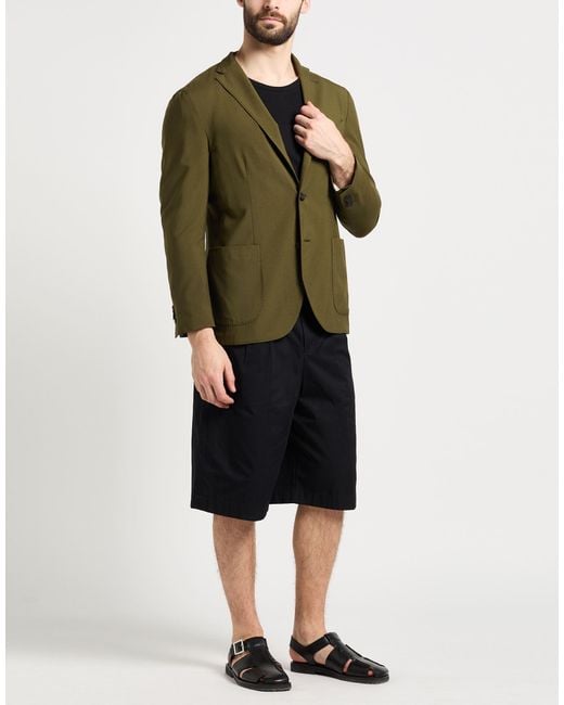 Boglioli Green Blazer Virgin Wool for men