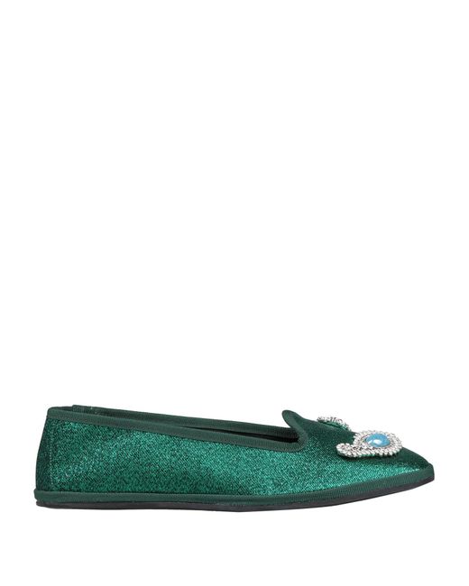 Giannico Green Loafers