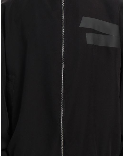Gcds Black Jacket Viscose, Polyester for men