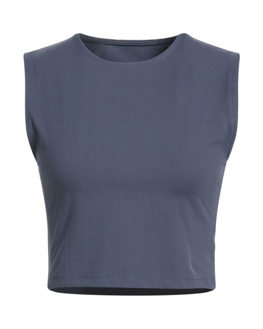 Joah Brown Blue Top Polyester, Elastane