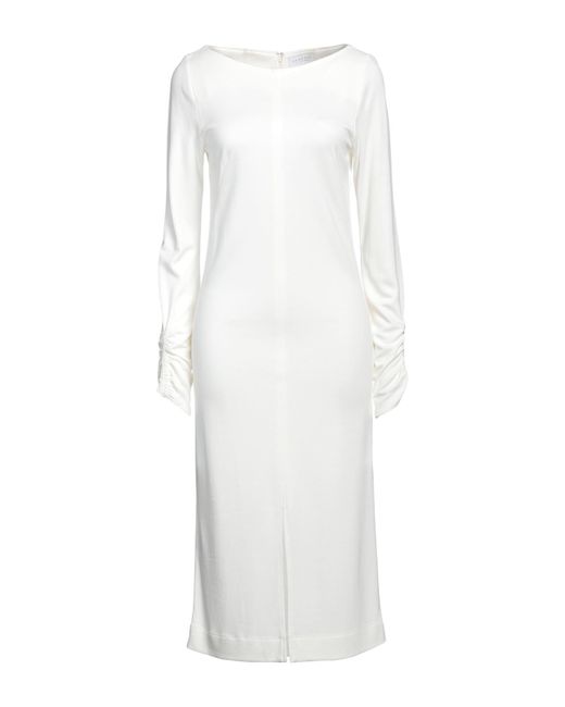 Nenette White Midi Dress