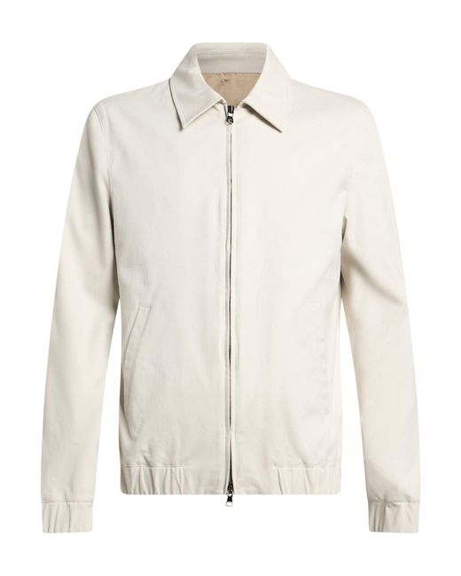Aion White Jacket Cotton, Elastane, Viscose, Cupro for men
