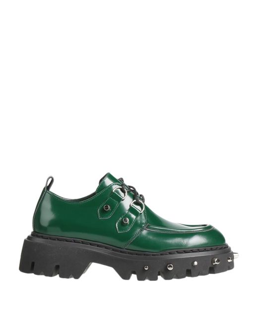 N°21 Green Lace-up Shoes