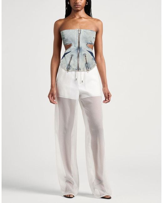 Dion Lee Blue Top Cotton
