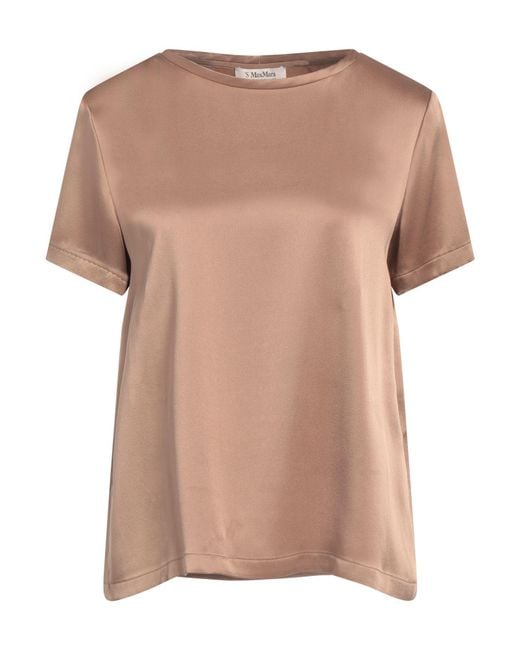 Top Max Mara en coloris Natural