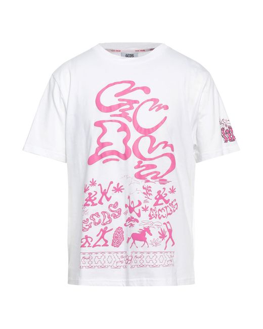 Gcds Pink T-shirt for men