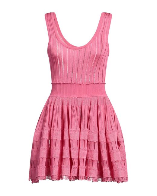 Alaïa Pink Mini Dress