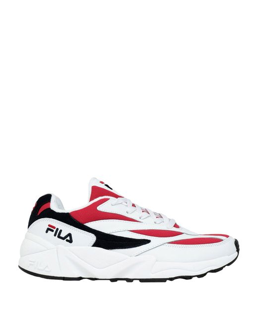 fila red trainers