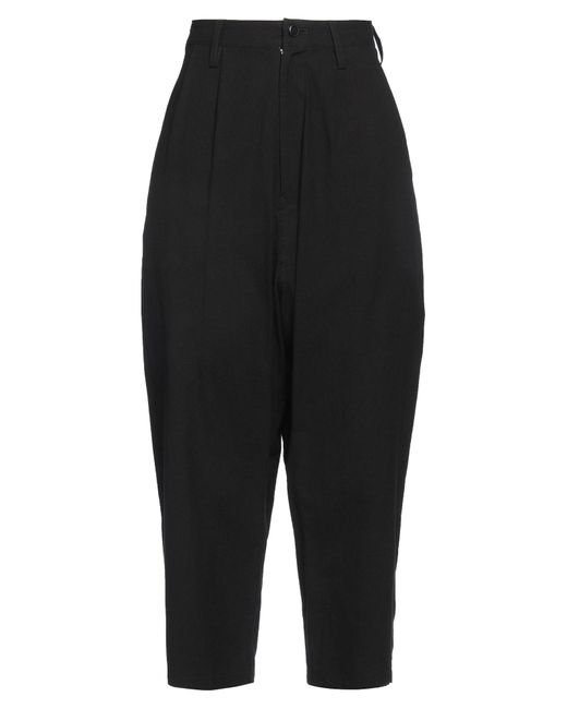Y's Yohji Yamamoto Black Pants Cotton, Linen