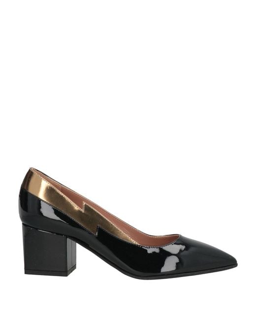 Pollini Black Pumps Leather