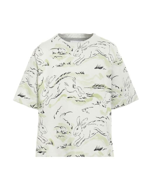 Jil Sander White Light T-Shirt Polyester, Cotton, Polyamide, Elastane for men