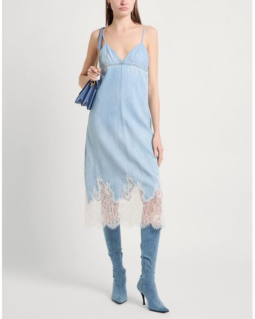 DIESEL Blue Midi-Kleid