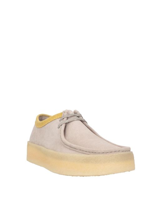 Clarks White Lace-up Shoes for men