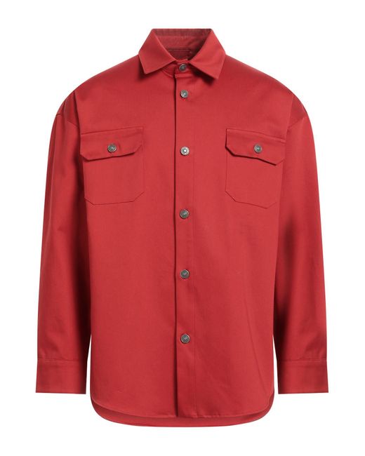 Camisa 424 de hombre de color Red