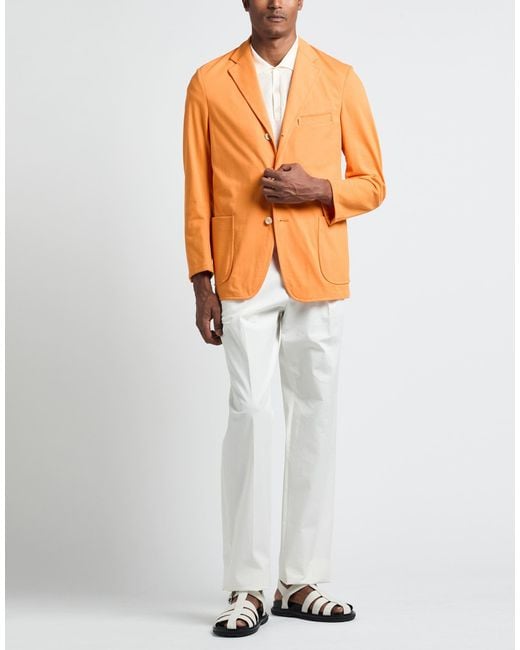 Ballantyne Orange Blazer Cotton for men