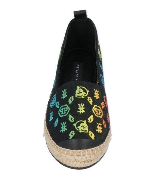 Philipp Plein Green Espadrilles