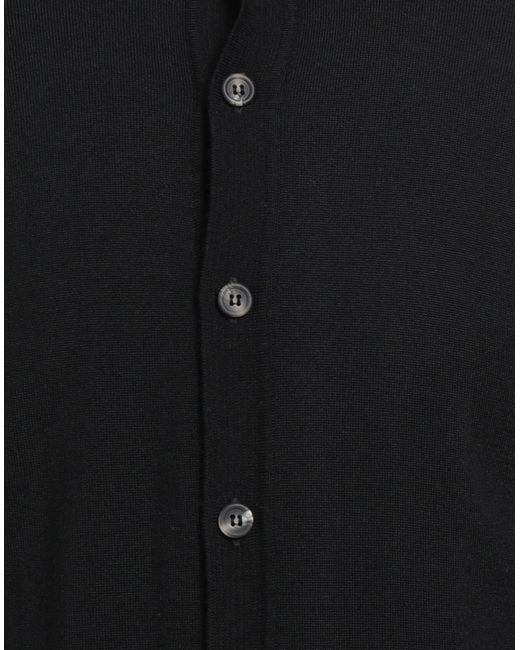 Alpha Studio Black Cardigan for men