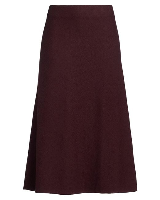 Jil Sander Purple Midi Skirts