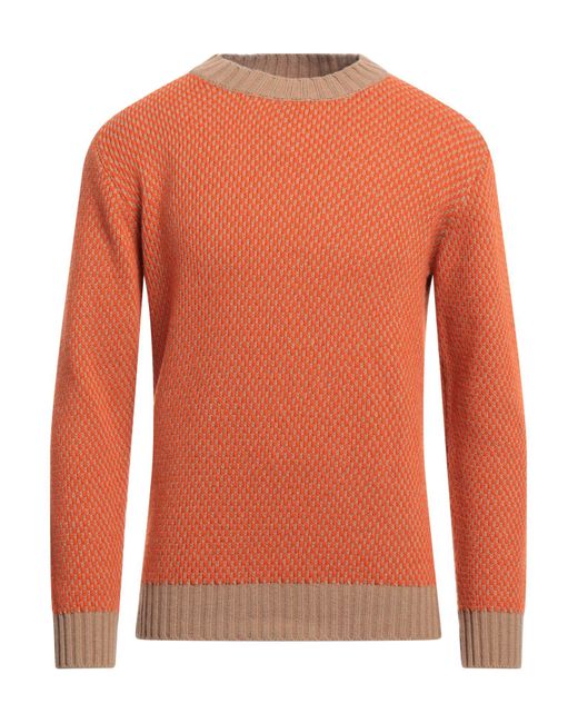 Officina 36 Orange Sweater for men