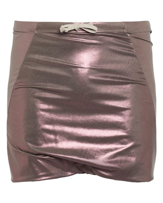 Rick Owens Brown Shorts & Bermuda Shorts Polyester, Elastane for men