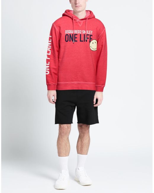 DSquared² Red Sweatshirt for men