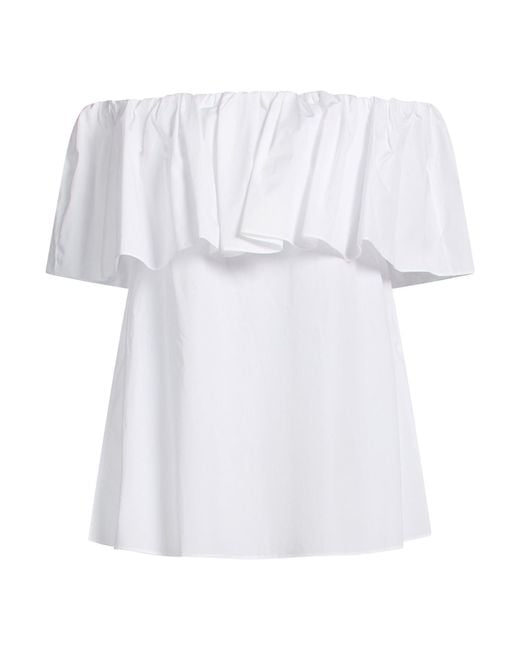 Max Mara White Top Cotton