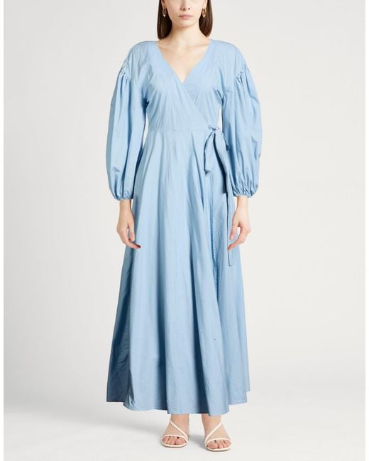Jucca Blue Maxi Dress Cotton