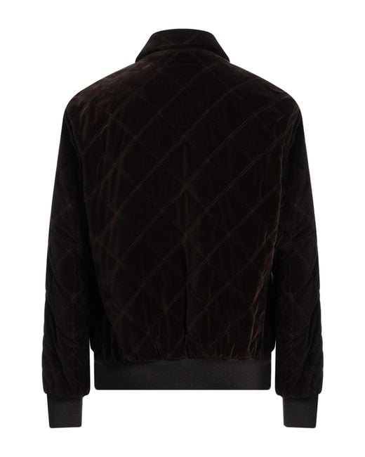 Lardini Black Jacket Cotton, Elastane for men