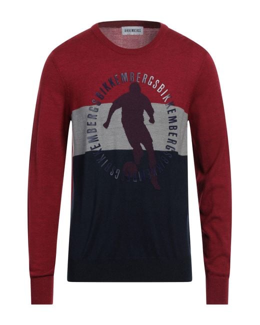 Bikkembergs Red Jumper for men
