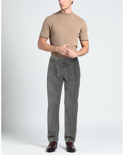 Incotex Gray Trouser for men