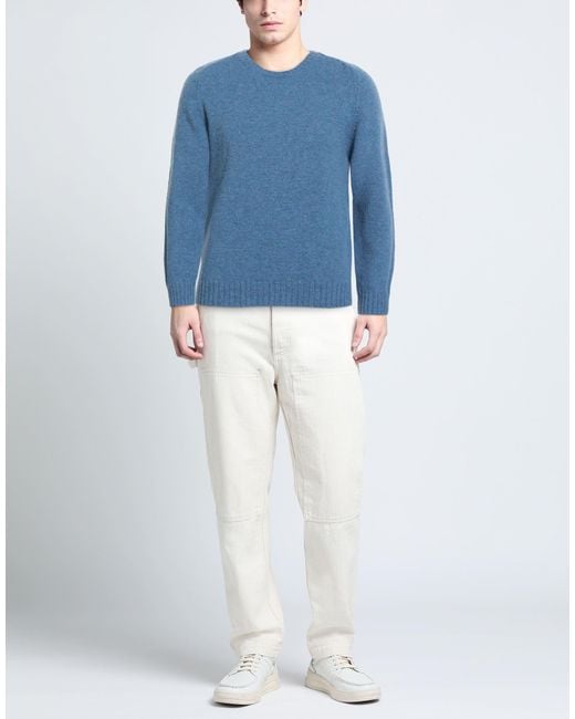 SHETLANDER'S Blue Sweater for men