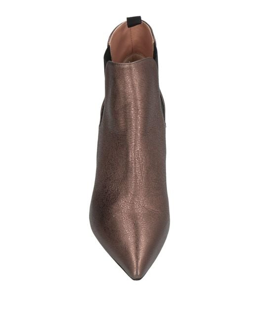 Pollini Brown Ankle Boots