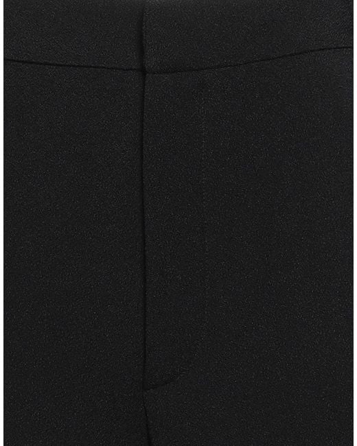 Gauchère Black Straight-Leg Viscose Crepe Pants